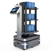 Robot mobile autonome Senfar, châssis de robot AGV, robot AMR à guidage laser multi-lignes, transport de marchandises dans l'atelier d'usine, robot de livraison
