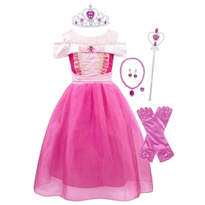 Disfraz de Princesa Aurora para Niñas, Vestido de <span class=keywords><strong>Bella</strong></span> <span class=keywords><strong>Durmiente</strong></span> para Navidad, Fiesta de Cumpleaños, Colección de Disfraces Infantiles - Product Image 2