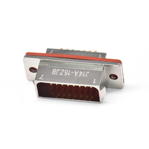 ขั้วต่อไฟฟ้าความถี่ต่ำ รุ่น J14A แบบสี่เหลี่ยม ขั้วต่อ J14A-15ZJB ตัวผู้ 15 ขา สำหรับอุตสาหกรรมการบินและอวกาศ ดาวเทียม - Product Image 3