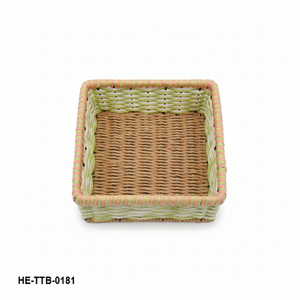 Panier tissé fait à la main, organisateur de rangement naturel, parfait pour le salon, la chambre à coucher, la salle de bain, la cuisine ou le bureau - Product Image 3