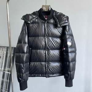 Veste d'hiver pour homme en duvet de qualité, à capuche, épaisse, coupe-vent, chaude, pour la randonnée en plein air - Product Image 3