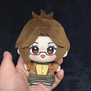 Peluche en polyester de 10 cm, merchandising Attack on Titan, adorable figurine <span class=keywords><strong>Eren</strong></span>, rembourrage en coton PP, figurines <span class=keywords><strong>Eren</strong></span>, Levi et Annie - Product Image 5