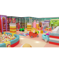 Aire de jeux intérieure pour parc d'attractions Cocotier bon marché pour enfants Mur d'escalade souple