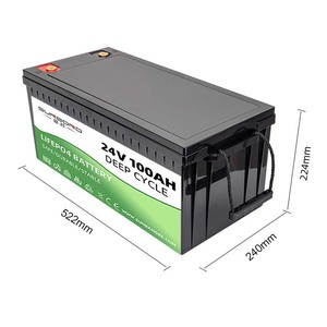 Paquete de Baterías de Iones de Litio Recargables de 24 Voltios Lifepo4 24v 100ah 200ah 300ah 400ah para Sistemas de Almacenamiento de Energía en Embarcaciones Marinas - Product Image 3