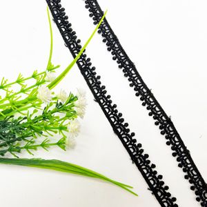 Pizzo Ricamato in Seta Poliestere Idrosolubile Fatto a Mano, Accessori per Abbigliamento Fai-da-Te, Marca <span class=keywords><strong>TROYA</strong></span> - Product Image 6