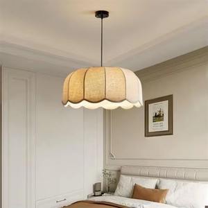 Lampadario di Design a Sospensione in Stile Giapponese a Onda per Sala da Pranzo, Camera da Letto e Soggiorno, Lampada Retrò per B&B dal Semplice Stile Antico - Product Image 3