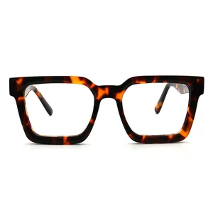 MA52 neue High-End-Mode dicke quadratische Retro-Brillen fassungen Italienische Acetat rahmen optische Herren-und Damen rahmen