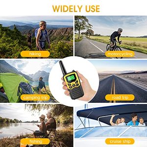 Walkie Talkie Personalizado Mini FRS <span class=keywords><strong>y</strong></span> PMR446 para Adultos con Función VOX <span class=keywords><strong>y</strong></span> Escaneo, Compatible con Cualquier Radio de Banda Amateur del Mismo Canal, para Senderismo <span class=keywords><strong>y</strong></span> Campamento en Familia - Product Image 4
