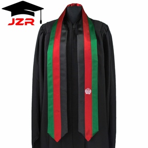 Banda de Graduación Personalizada con Logotipo Bordado de 60/72 Pulgadas en Satén para Graduados Universitarios Internacionales - Product Image 6