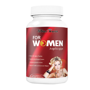 Capsule di Angelica Gigas Wins Town, Integratori Erboristici <span class=keywords><strong>per</strong></span> Regolazione Mestruale, Sollievo dal Dolore, Energia Qi e Immunità - Product Image 1