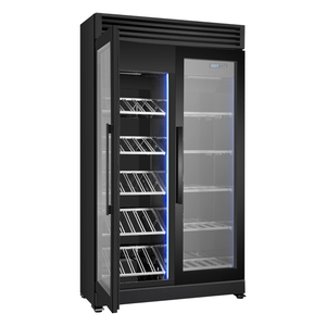 Electrical Wine Display Cooler Vi190-2d Hotel Luxury Restaurant <b>Whiskey</b> Cellar Living Room Bar Cabinet Single-zone Vi190-2d - Product Image 2