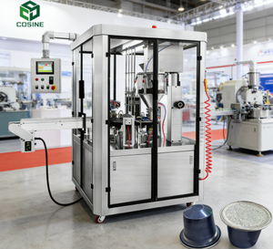 Machine de remplissage et de scellage entièrement automatique pour capsules de café, personnalisable pour Nespresso, K-Cup, Dolce Gusto, <span class=keywords><strong>Lavazza</strong></span> et Sandunban - Product Image 1