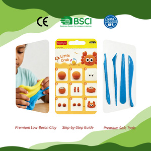 Caja de Actividades Creativas Premium, Juego Educativo para Niños, <span class=keywords><strong>Plastilina</strong></span> de Secado al Aire, para Regalo Escolar, Venta al por Menor - Product Image 3