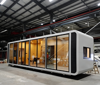 Maison Modulaire Préfabriquée en Acier Résistant aux Intempéries, Cabane Apple pour Hôtel de Montagne, Ferme, Vente en Gros Usine