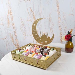 Arabic Festival Lent Stars Moon Tray <b>Cake</b> Snack Fruit Tray Home Crafts <b>Decoration</b> - Product Image 2