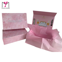Boîte d'emballage de perruque fantaisie rose de haute qualité MUYANG 2026 avec logo personnalisé