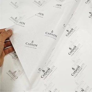 Tùy Chỉnh In Trong Suốt Giấy Mỏng Sinh Thái Thân Thiện Với Món Quà Màu Trắng Quần Áo Giày Bao Bì Mô Giấy - Product Image 2