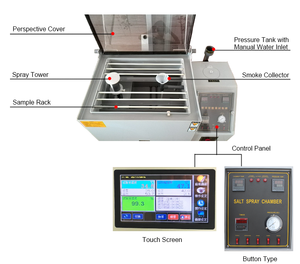 ASTM B117 ISO 9227 SSP <span class=keywords><strong>CCT</strong></span> CRH塩スプレー試験室周期腐食試験室 - Product Image 4