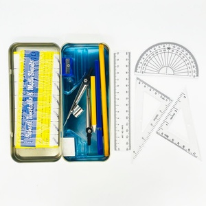 Top 1 Selling 14pcs Tin Box Mathematical <b>Set</b>, Oxford Mathematical Geometric Box Math <b>Set</b> - Product Image 6