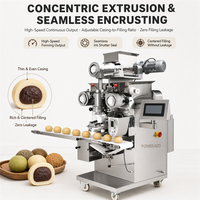 Machine automatique de formage et d'encrustation pour gâteaux de lune, maamoul, mochi, biscuits et pâtisseries fourrées au chocolat