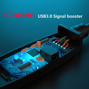 高速USB 3.0男性から女性への延長ケーブルアクティブUSB3.0リピーター5M 10M 15M 20M 25M 30Mカメラ用ロングUSBコード - Product Image 5