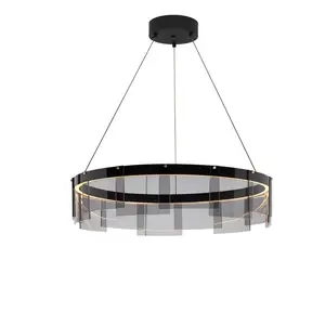 Luminária led cristal design para casa, para decoração de casa, lâmpada suspensa, estilo nórdico, moderna, simplicidade, lâmpada de teto