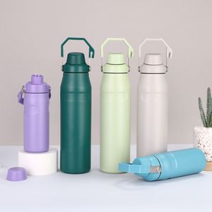Oferta Especial: Botella de Agua de Acero Inoxidable de Doble Pared y Aislada, de 16oz, 24oz y 36oz, Botellas de Vidrio para Envasar Jabón Líquido - Product Image 2