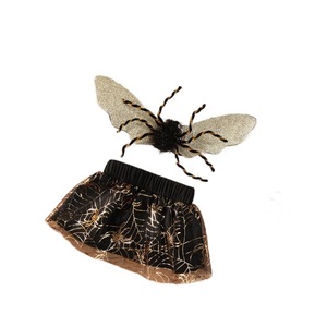 Disfraz de Halloween para mascotas, conjunto de falda y alas de araña negra para perros, venta al por mayor transfronteriza de gran éxito - Product Image 4