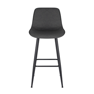 Tabouret <span class=keywords><strong>de</strong></span> <span class=keywords><strong>bar</strong></span> rembourré en PU, <span class=keywords><strong>chaise</strong></span> <span class=keywords><strong>de</strong></span> <span class=keywords><strong>bar</strong></span> avec cadre en fer <span class=keywords><strong>noir</strong></span> thermolaqué et repose-pieds pour <span class=keywords><strong>bar</strong></span>, café, restaurant, tabouret <span class=keywords><strong>de</strong></span> comptoir - Product Image 5