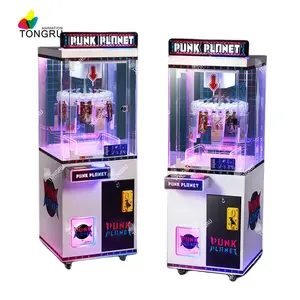 Muntautomaat Spellen Clip Sticker Kaart Klem Kraan Machine Snoep Sleutelhanger Pluche Speelgoed Pop Custom Mini Clip Klauw Machine