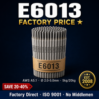 Électrode de soudage E6013 AWS en acier au carbone, 20 kg, 2,5 mm, 3,2 mm, baguette, fabricant chinois