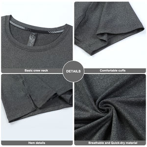 T-Shirt Fitness Personalizzata all'Ingrosso per Uomo, 180gsm Nylon Poliestere, Maglia da Palestra Senza Cuciture, Casual Corta con Stampa Verde Acqua Marmorizzato - Product Image 4