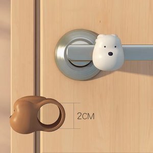 <span class=keywords><strong>Bloc</strong></span> de <span class=keywords><strong>porte</strong></span> en silicone de dessin animé mignon Protection des enfants et <span class=keywords><strong>bloc</strong></span> d'aspiration de poignée de <span class=keywords><strong>porte</strong></span> de chambre à coucher - Product Image 3