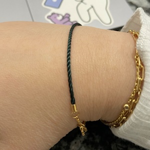 สายร้อยสร้อยข้อมือทรงกลม1.5มม. สายไนล่อนเกลียวถักแบบพรีเมียมสายมิลานสำหรับสร้อยข้อมือ DIY - Product Image 6