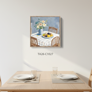 Lienzo Decorativo con Estampado Floral <span class=keywords><strong>y</strong></span> Frutal, Impresión en Lienzo de Poliéster, Listo <span class=keywords><strong>para</strong></span> Colgar, Arte Mural <span class=keywords><strong>para</strong></span> <span class=keywords><strong>Comedor</strong></span> <span class=keywords><strong>y</strong></span> Cocina - Product Image 2