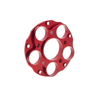 Service de fraisage CNC sur mesure pour accessoires automobiles : Flange de moyeu de transmission en aluminium anodisé usiné