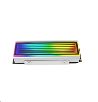 Dissipateur thermique M.2 SSD 2280 ARGB Phantom Color, dissipateur thermique tout en aluminium M.2, gilet de refroidissement NVMe