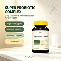 Complément Alimentaire Probiotique en Comprimés Marque Blanche OEM, 60 Unités