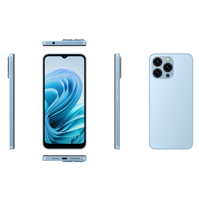 Wholesale 4G Unlocked Smartphone Side Fingerprint Dual WiFi Type C Fast Charge 48MP Triple Camera Mobile Phone