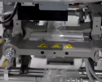 Machine de formage, de remplissage et de scellage verticale à haute productivité Elemotion, facile à utiliser pour les aliments, les bonbons, les noix, les chips photo, les boissons