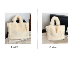 <span class=keywords><strong>Sac</strong></span> fourre-tout en peluche pour femme, léger, moelleux, doublé de fourrure, petit <span class=keywords><strong>sac</strong></span> à main, grand <span class=keywords><strong>sac</strong></span> fourre-tout, <span class=keywords><strong>sac</strong></span> à bandoulière, <span class=keywords><strong>sac</strong></span> en peluche, grand <span class=keywords><strong>sac</strong></span> fourre-tout souple pour les trajets quotidiens - Product Image 3