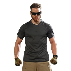 T-shirt Tattica da Uomo con Tasche Nascoste, Resistente ai Graffi e all'Usura, Multi-tasche - Product Image 1