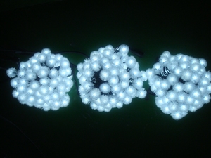 Guirlande lumineuse extérieure LED boule de neige imperméable fée de Noël boule de pissenlit <span class=keywords><strong>solaire</strong></span> pour décoration de jardin - Product Image 3