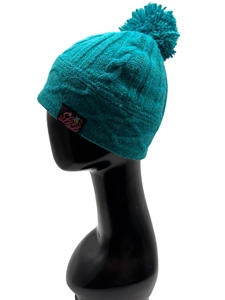 หมวกบีนนี่ลายจุดสำหรับผู้ใหญ่สำหรับเล่นสกีวิธีการพิมพ์ฉลากทอทำจากไต้หวัน - Product Image 2