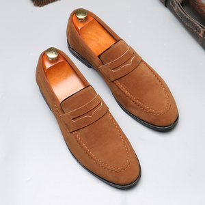 Mocasines de Gamuza Personalizados de Diseñador, Mocasines de Cuero Vacuno de Lujo, Zapatos de Vestir para Hombre - Product Image 2