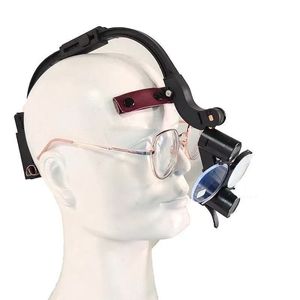 Loupes dentaires avec éclairage LED, grossissement 2,5X 3,5X, <span class=keywords><strong>lunettes</strong></span> grossissantes professionnelles pour dentistes - Product Image 1