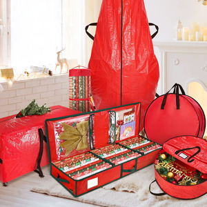 Tùy Chỉnh Thiết Kế Hình Chữ Nhật Giáng Sinh Gói Giấy Chủ Lưu Trữ Hộp Thùng Rõ Ràng Món Quà Bọc Tổ Chức Tủ Quần Áo Phòng Khách - Product Image 1