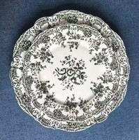 Service de vaisselle de luxe en porcelaine fine, assiettes de présentation à motif floral, plats de dîner pour mariages et restaurants