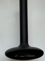 NOUVEAU Produit Cheminée suspendue en acier à flamme réelle, décorative, pour intérieur, avec porte en verre personnalisée, fonctionnant au bois, à vendre
