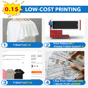 Impresora de Inyección de Tinta Todo en Uno para Impresión de Camisetas, Tinta de Pigmento de Alta Calidad, Colores Brillantes, Diseño Portátil, Alta Velocidad Tse-6708 - Product Image 4